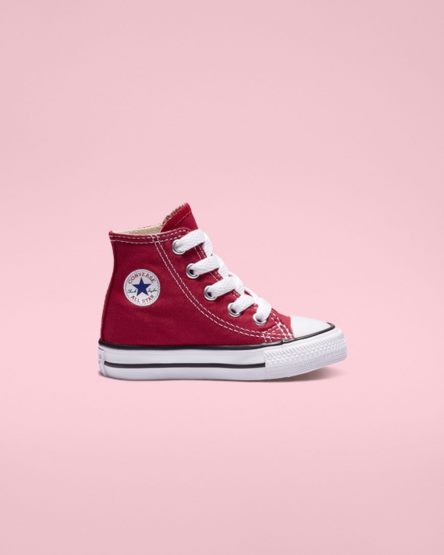 Boys' Converse Chuck Taylor All Star Classic High Top Shoes Red | AU 39601S